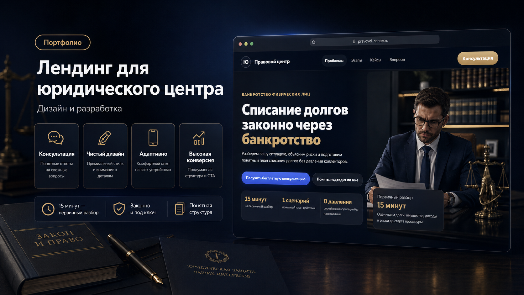 Превью проекта: Правовой центр